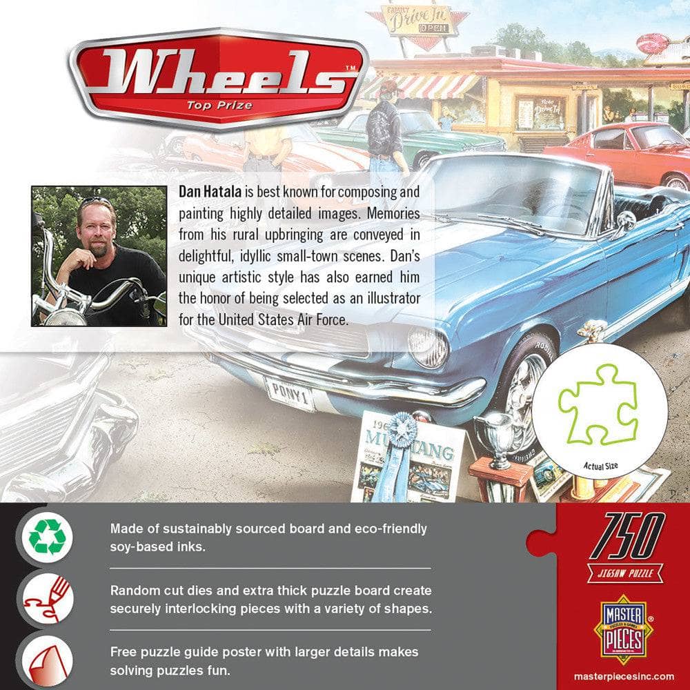 Wheels - Top Prize 750 Piece Jigsaw Puzzle