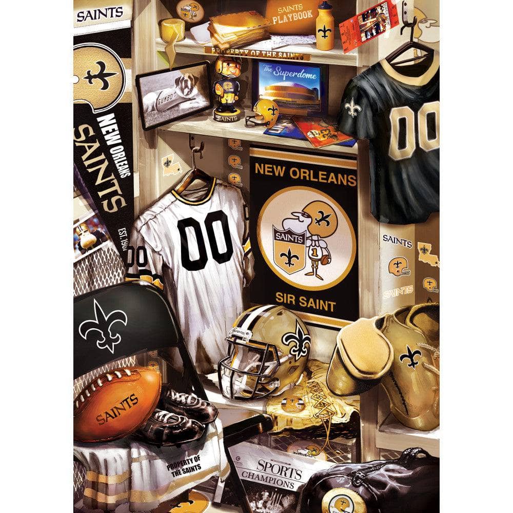 New Orleans Saints - Locker Room 500 Piece Jigsaw Puzzle