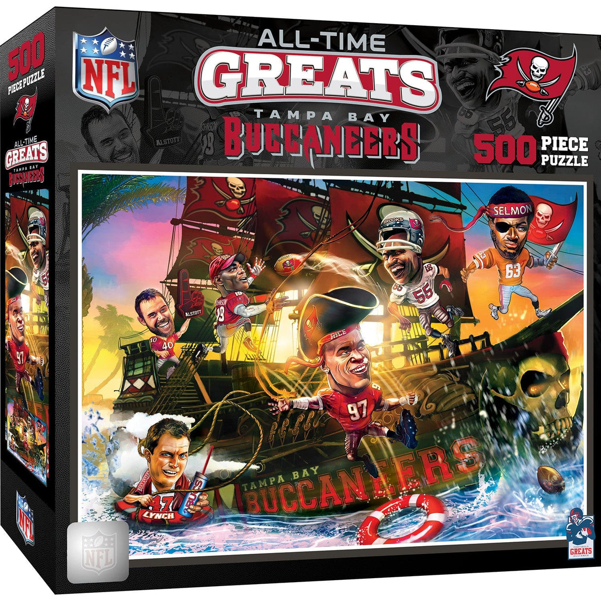Tampa Bay Buccaneers - All Time Greats 500 Piece Jigsaw Puzzle