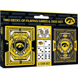 Iowa Hawkeyes - 2-Pack Playing Cards & Dice Set