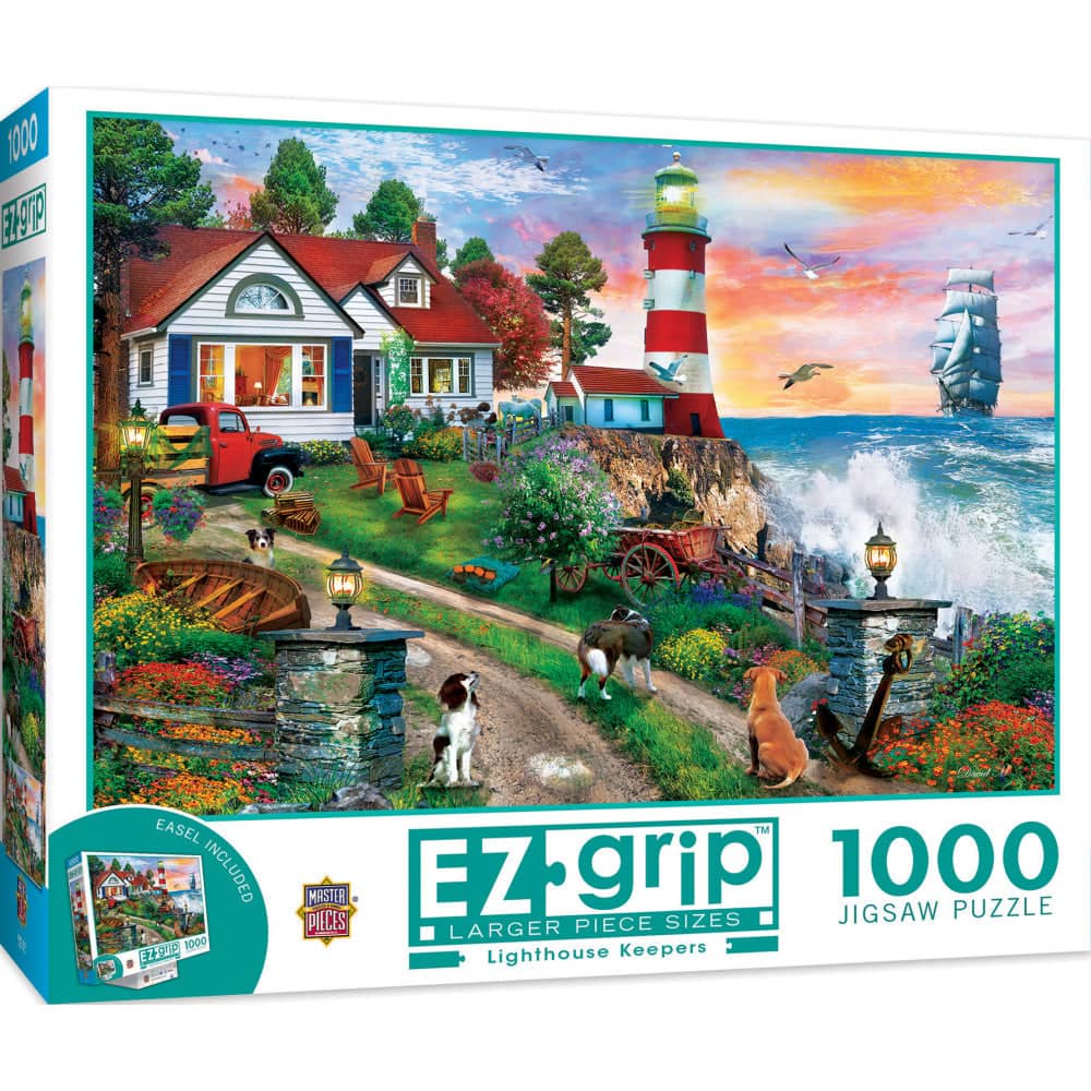 EZ Grip - Lighthouse Keepers 1000 Piece Jigsaw Puzzle