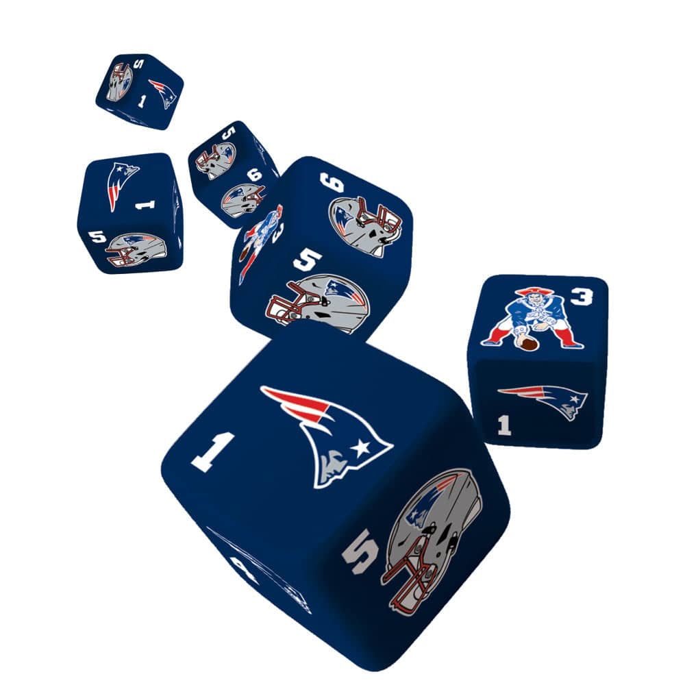 New England Patriots Dice Set - 19mm