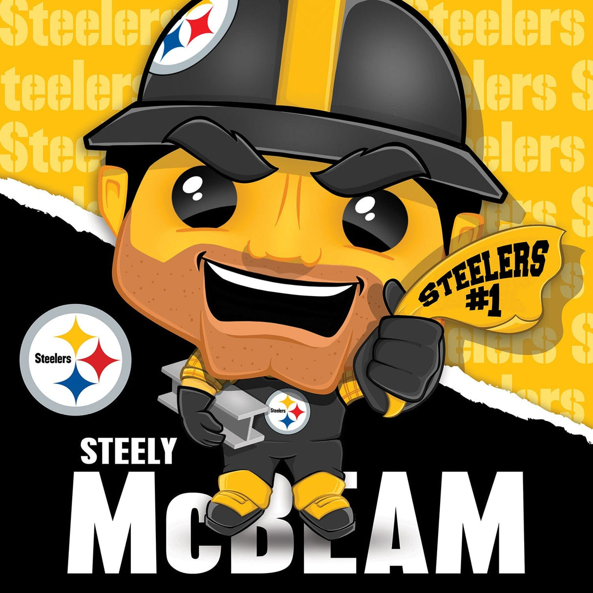 Pittsburgh Steelers - NFL Mascot 100 Piece Jigsaw Puzzle