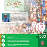 Sparkle & Shine - Holiday Festivities 500 Piece Glitter Jigsaw Puzzle