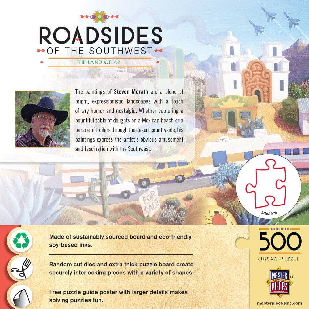 Roadsides of the Southwest - Land of AZ 500 Piece Jigsaw Puzzle