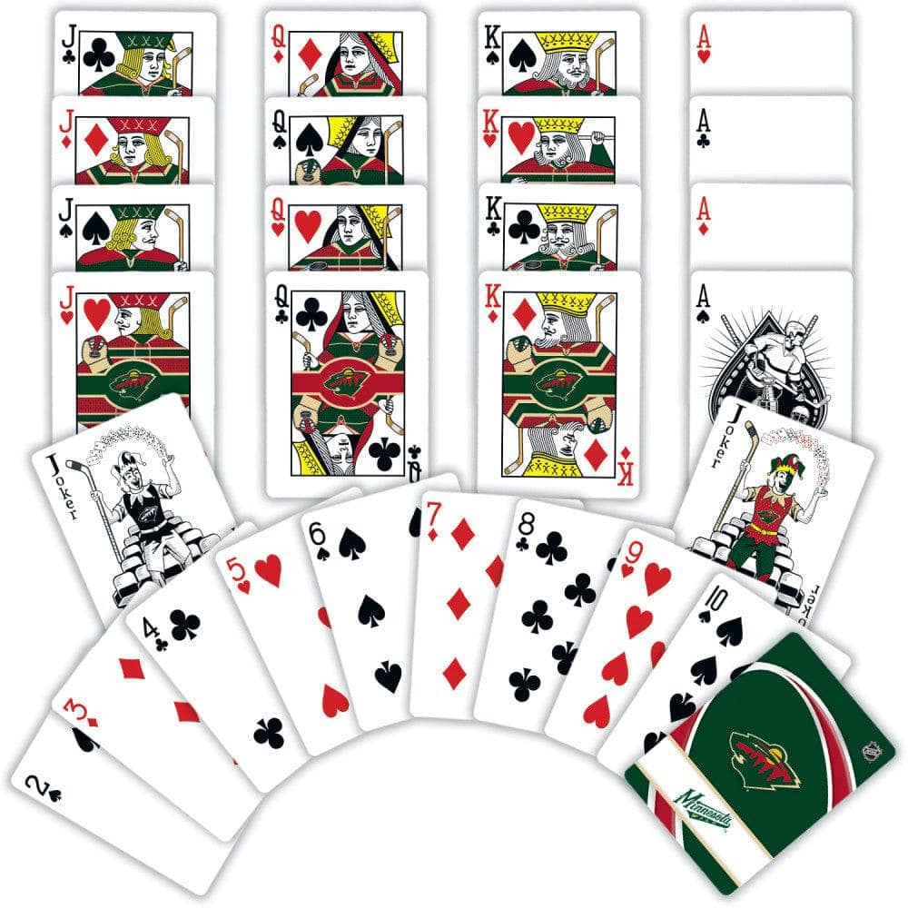 Minnesota Wild Playing Cards - 54 Card Deck