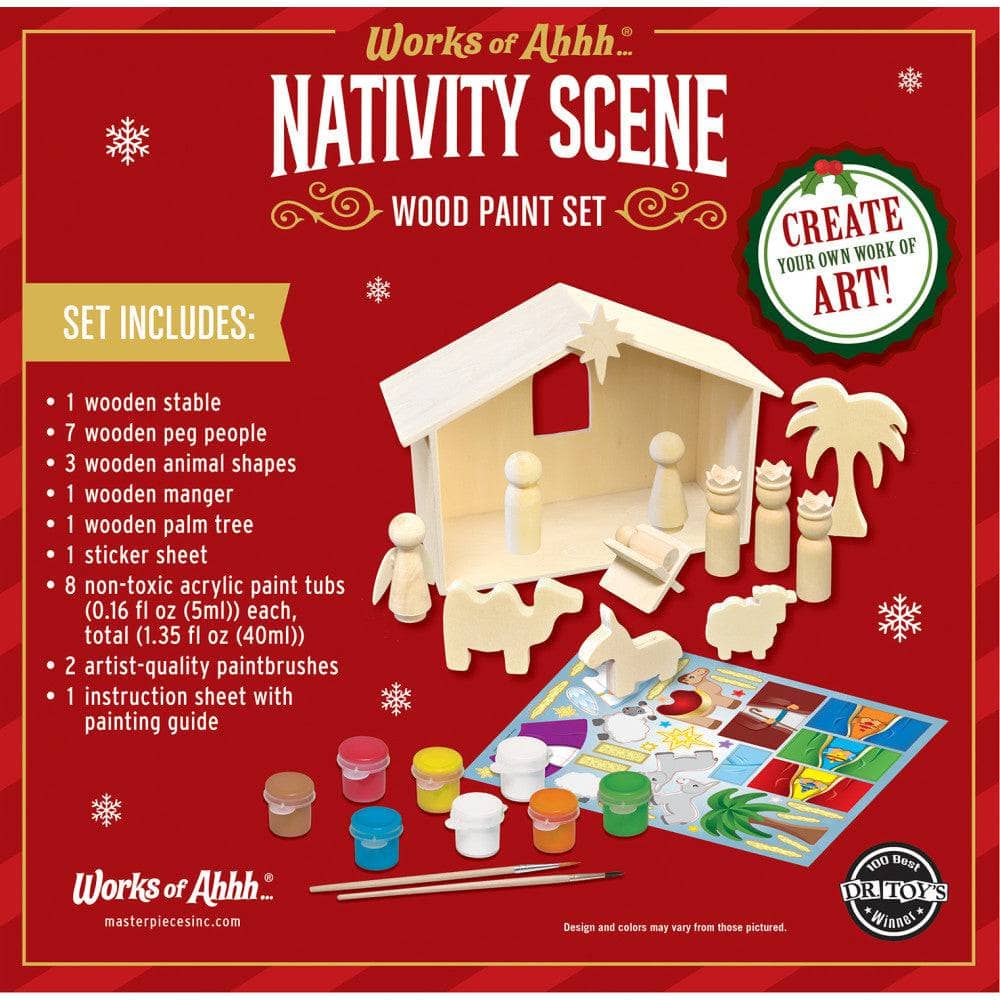 Nativity Scene Wood Craft & Paint Kit