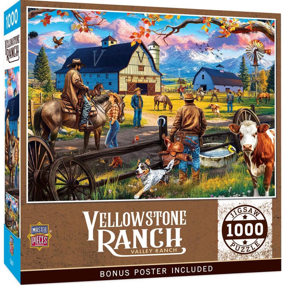 Yellowstone Ranch - Valley Ranch 1000 Piece Jigsaw Puzzle