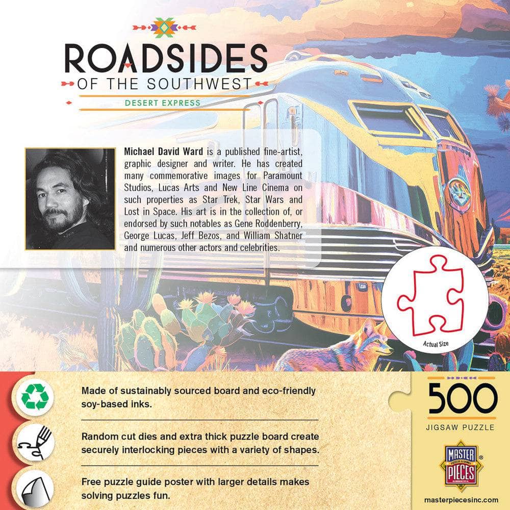 Roadsides of the Southwest - Desert Express 500 Piece Jigsaw Puzzle