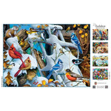 Audubon - Snow Birds 1000 Piece Jigsaw Puzzle