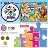 Googly Eyes - Zoo Animals 48 Piece Jigsaw Puzzle