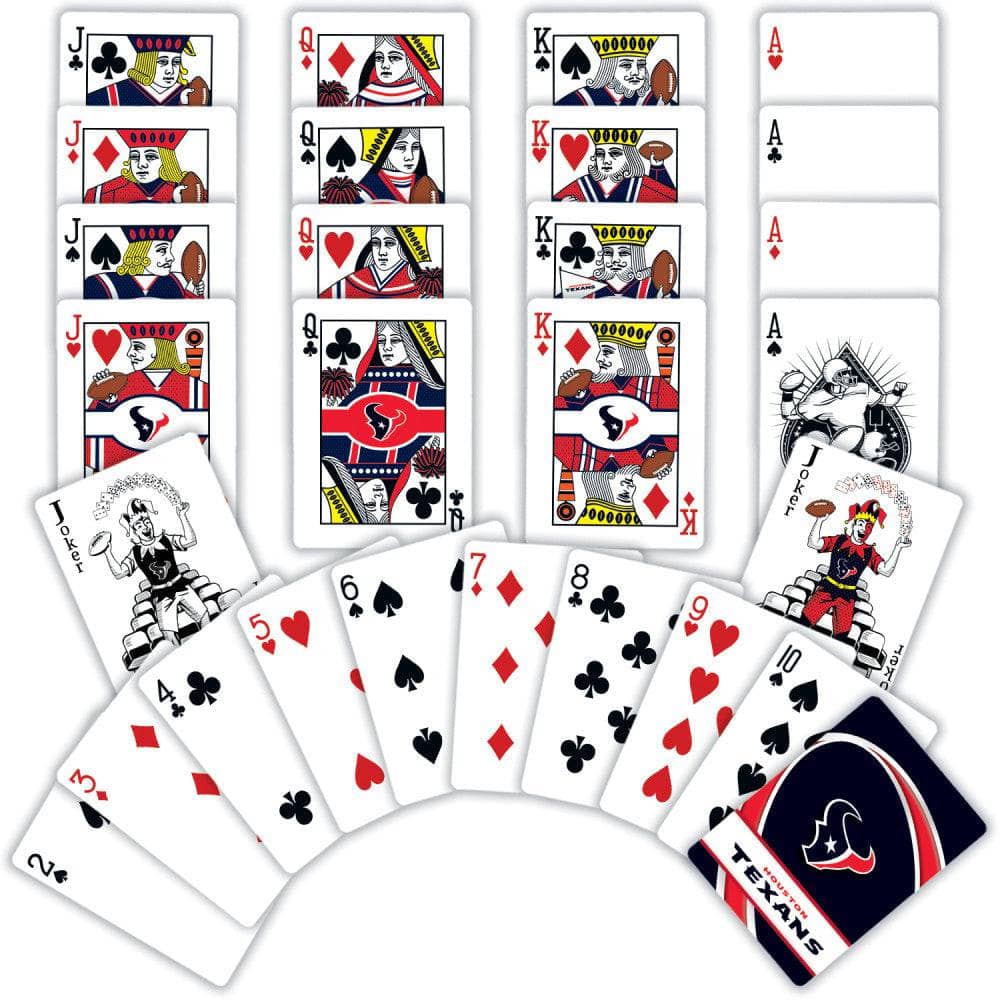 Houston Texans Playing Cards - 54 Card Deck