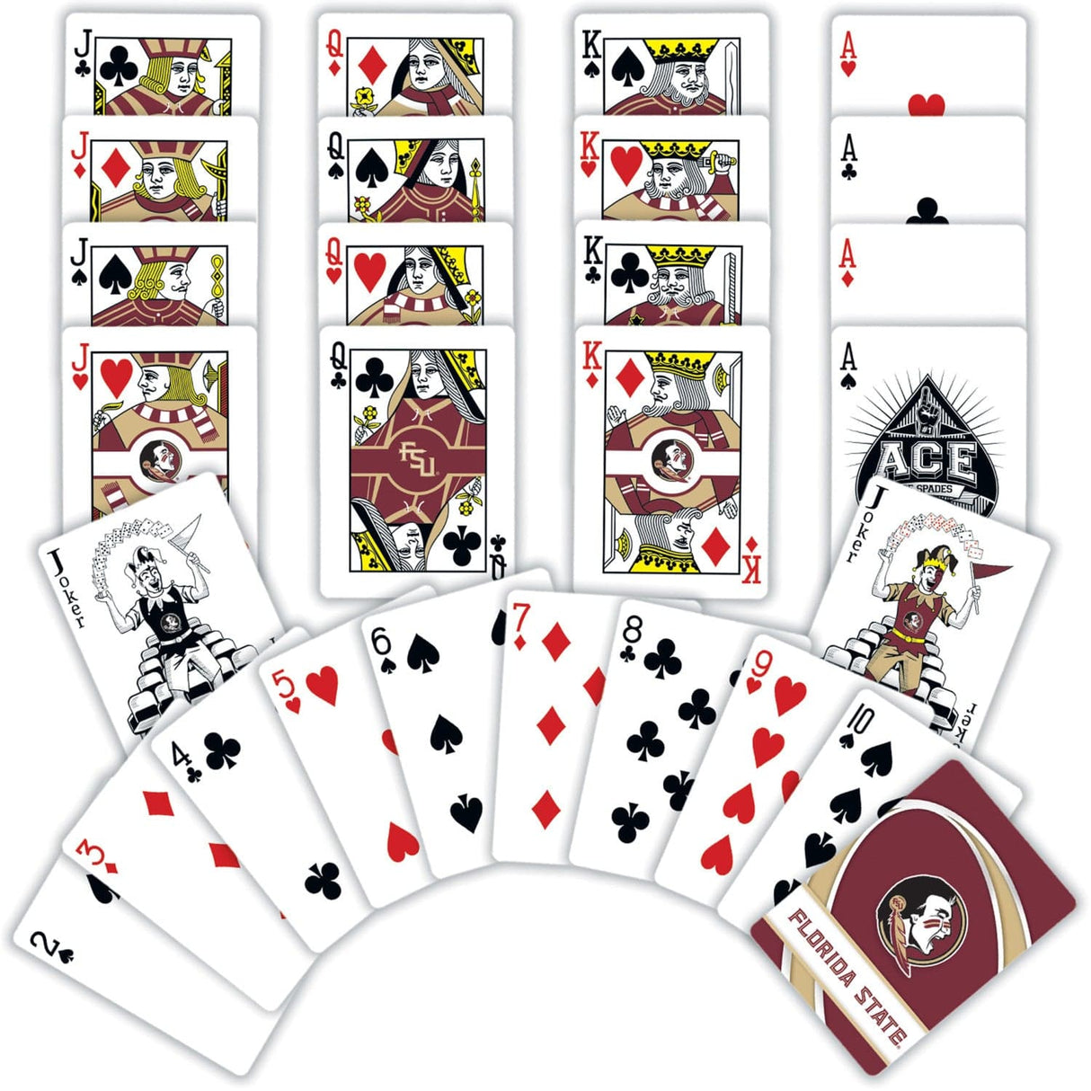 Florida State Seminoles Playing Cards - 54 Card Deck