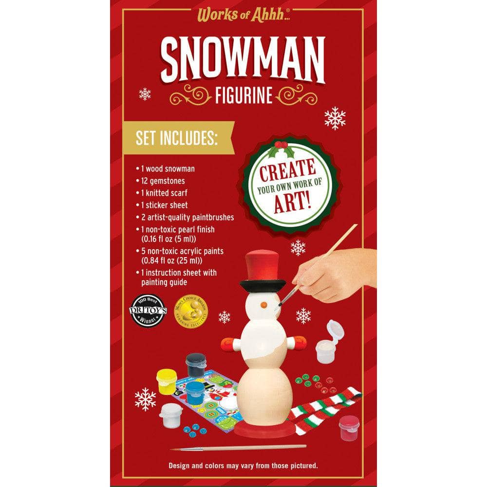 Snowman Wood Paint Set