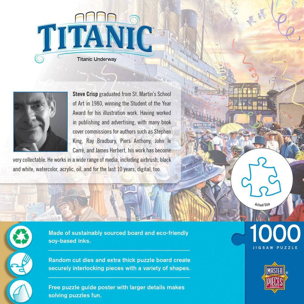 Titanic - Underway 1000 Piece Jigsaw Puzzle