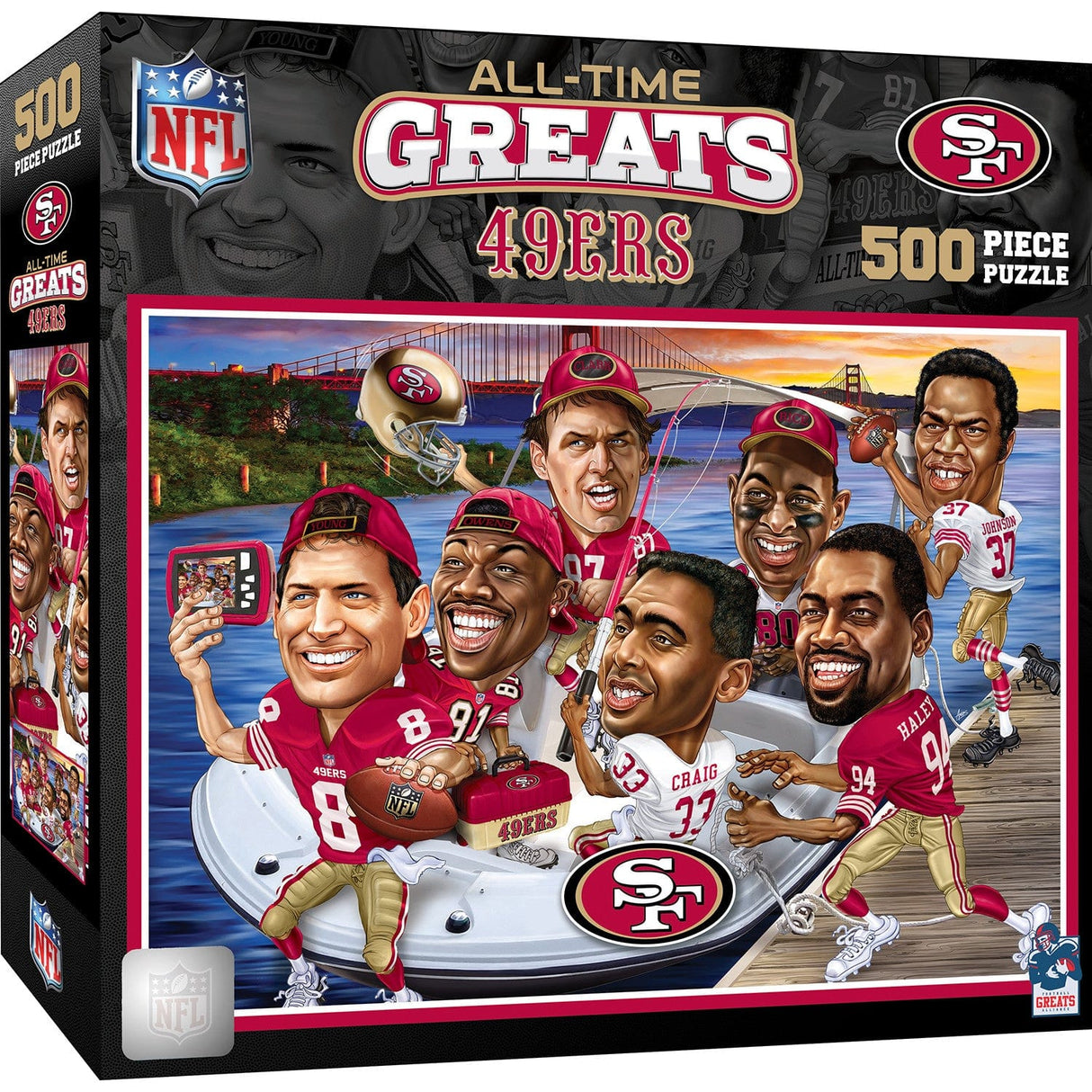 San Francisco 49ers - All Time Greats 500 Piece Jigsaw Puzzle