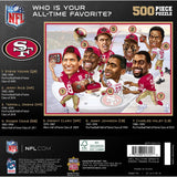 San Francisco 49ers - All Time Greats 500 Piece Jigsaw Puzzle