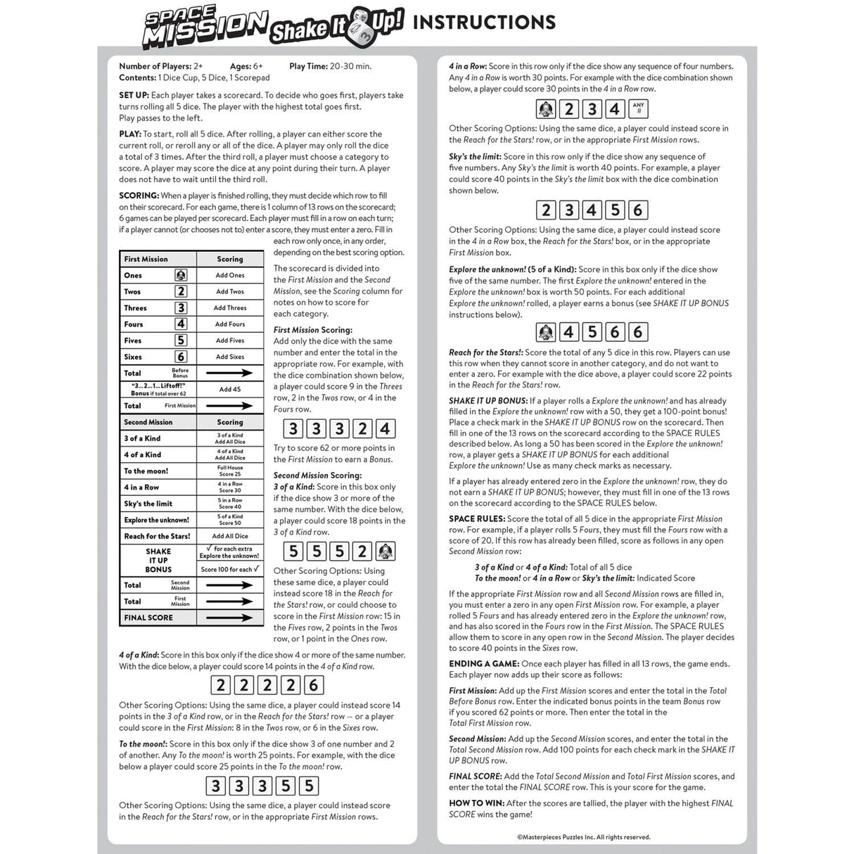 Space Mission Shake It Up!