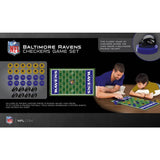 Baltimore Ravens Checkers Board Game