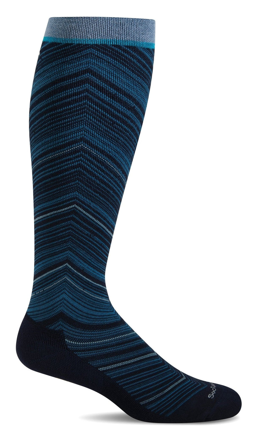 Women's Full Flattery | Moderate Graduated Compression Socks - Wide Calf Fit by Sockwell