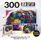 Dean Russo - My Dog Blue 300 Piece EZ Grip Jigsaw Puzzle