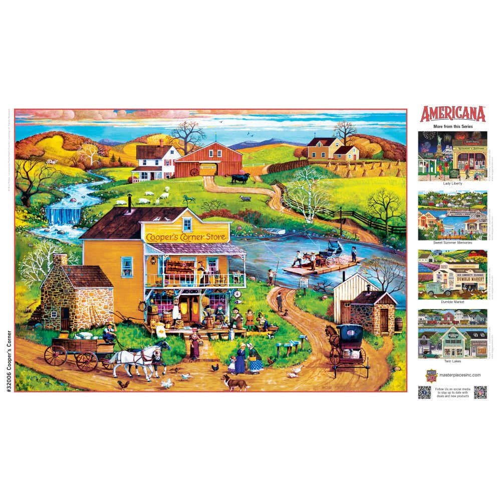Americana - Cooper's Corner 500 Piece EZ Grip Jigsaw Puzzle