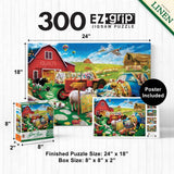 Green Acres - Quilt Country 300 Piece EZ Grip Jigsaw Puzzle