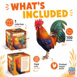 Rooster 100 Piece Shaped Jigsaw Puzzle