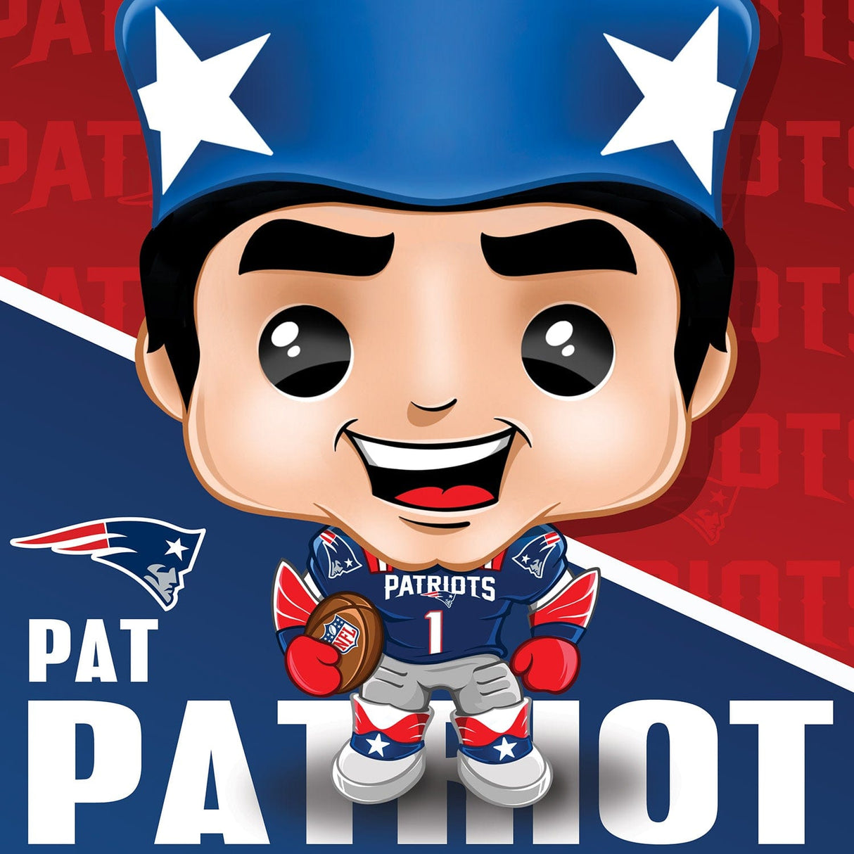 New England Patriots - NFL Mascot 100 Piece Jigsaw Puzzle