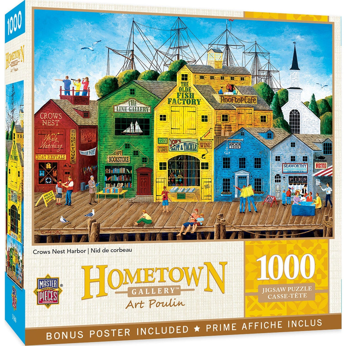 Hometown Gallery - Crows Nest Harbor 1000 Piece Jigsaw Puzzle