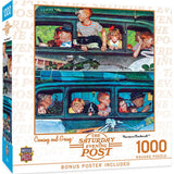 Saturday Evening Post - Coming and Going 1000 Piece Jigsaw Puzzle