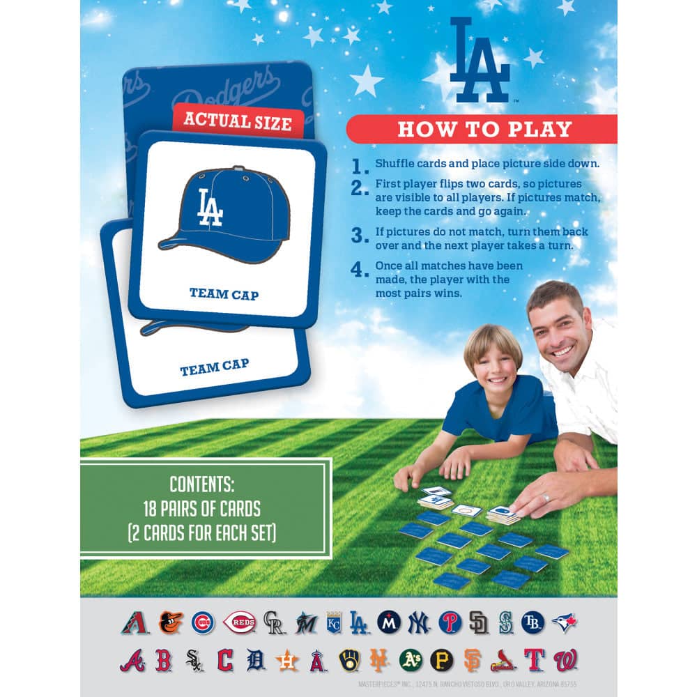 Los Angeles Dodgers Matching Game
