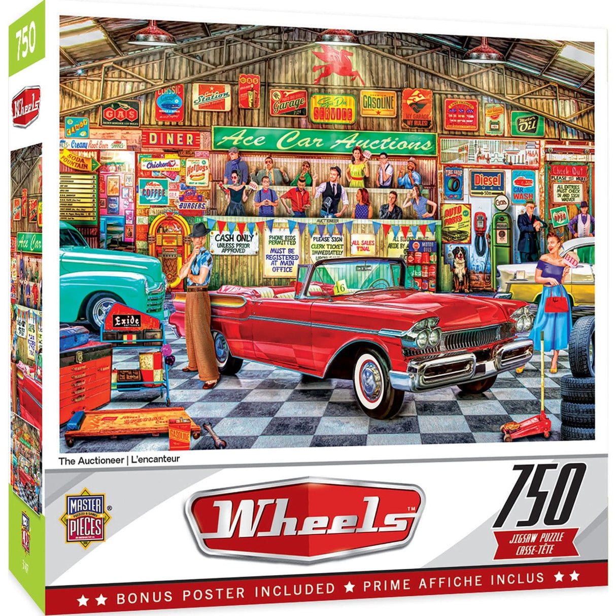 The Auctioneer 750 pc