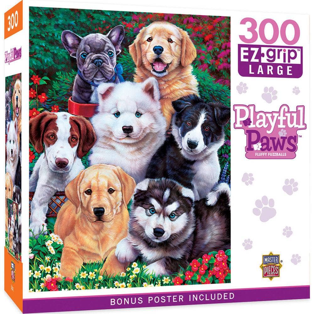 Playful Paws - Fluffy Fuzzballs 300 Piece EZ Grip Jigsaw Puzzle
