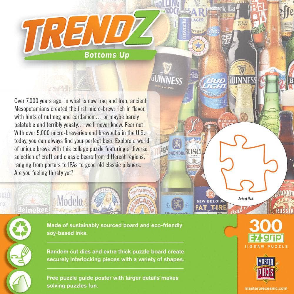 Trendz - Bottoms Up 300 Piece EZ Grip Jigsaw Puzzle
