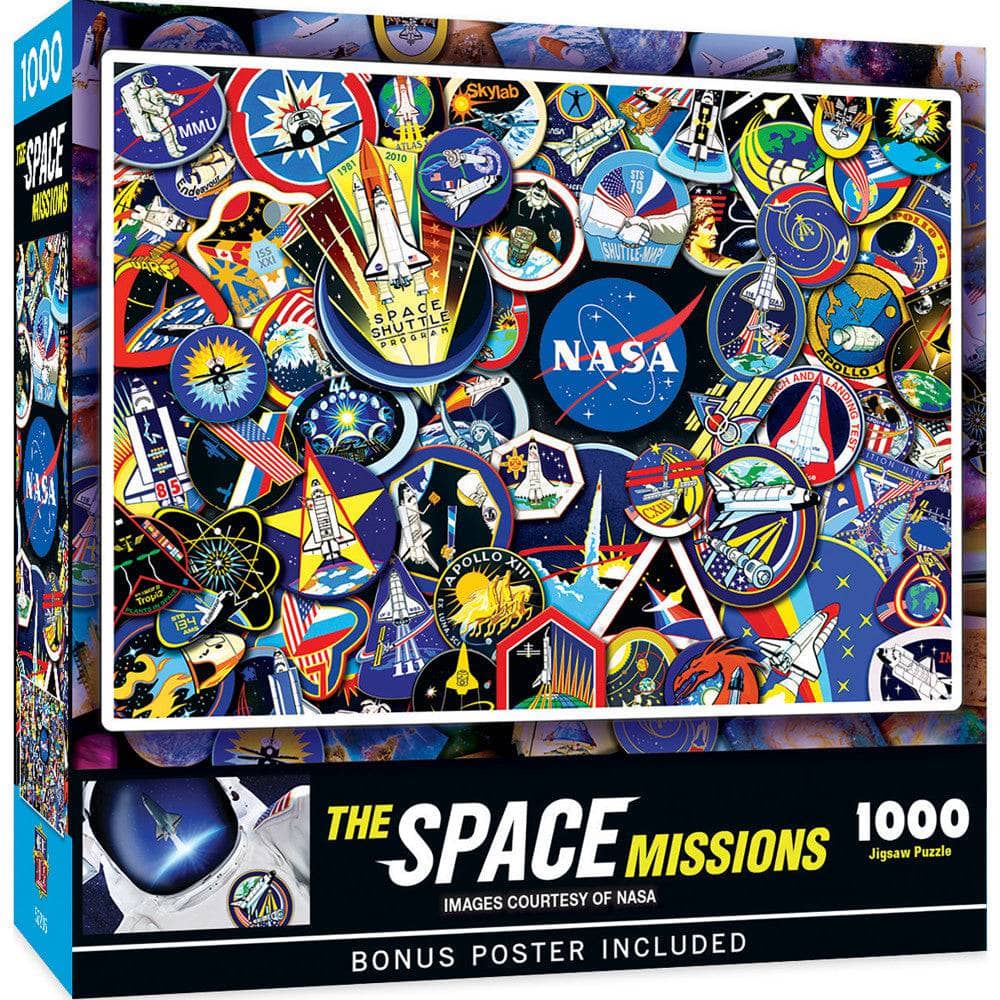 The Space Missions - 1000 Piece Jigsaw Puzzle