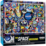 The Space Missions - 1000 Piece Jigsaw Puzzle