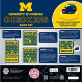 Michigan Wolverines Checkers Board Game