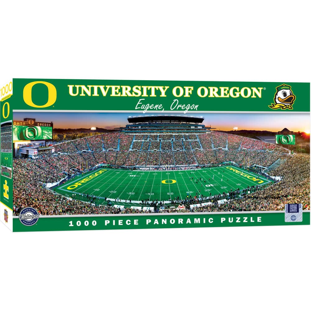 Oregon Ducks - 1000 Piece Panoramic Jigsaw Puzzle