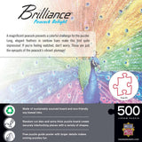 Brilliance - Peacock Delight 500 Piece Jigsaw Puzzle