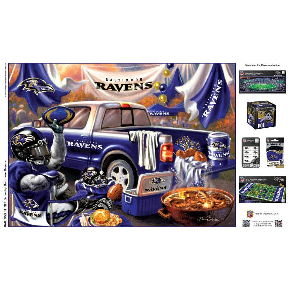 Baltimore Ravens - Gameday 1000 Piece Jigsaw Puzzle