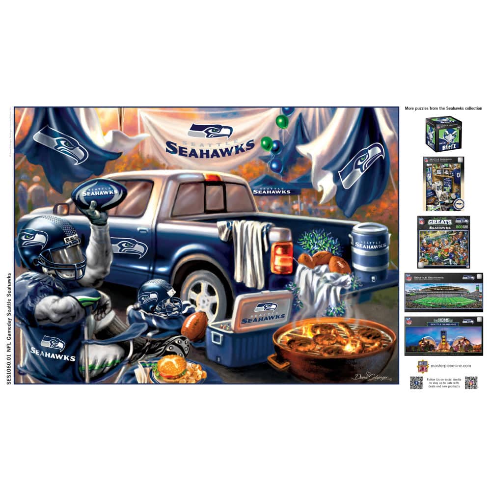 Seattle Seahawks - Gameday 1000 Piece Jigsaw Puzzle