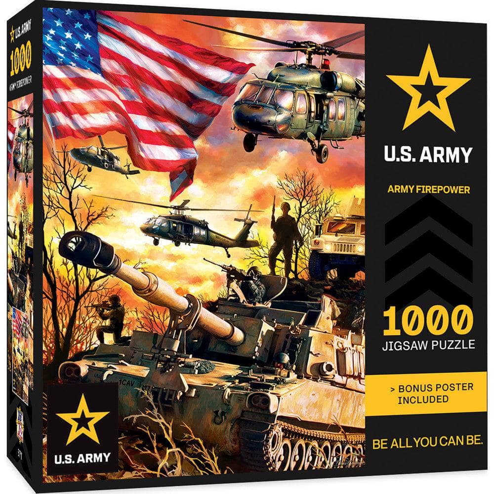 U.S. Army - Army Firepower 1000 Piece Jigsaw Puzzle
