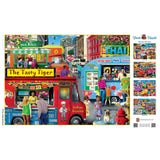 Food Truck Roundup - Block Party 1000 Piece Jigsaw Puzzle