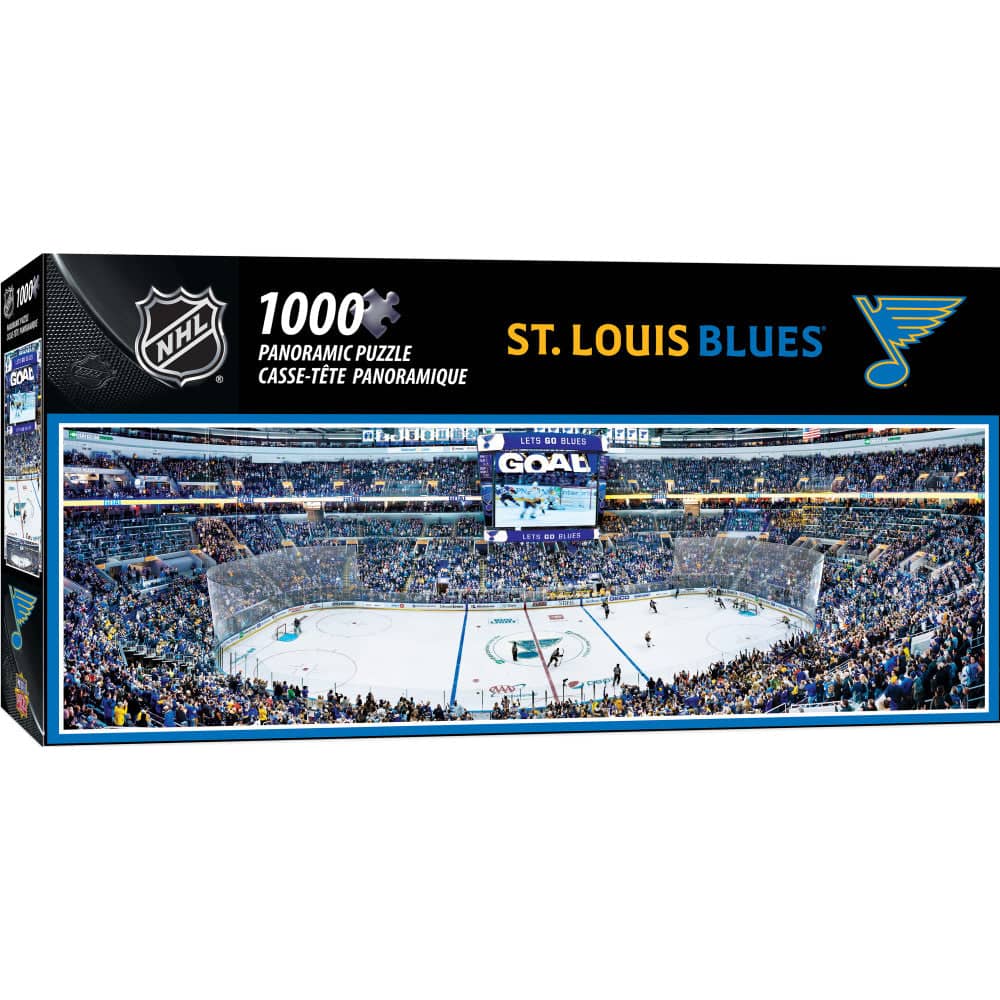 St. Louis Blues - 1000 Piece Panoramic Jigsaw Puzzle