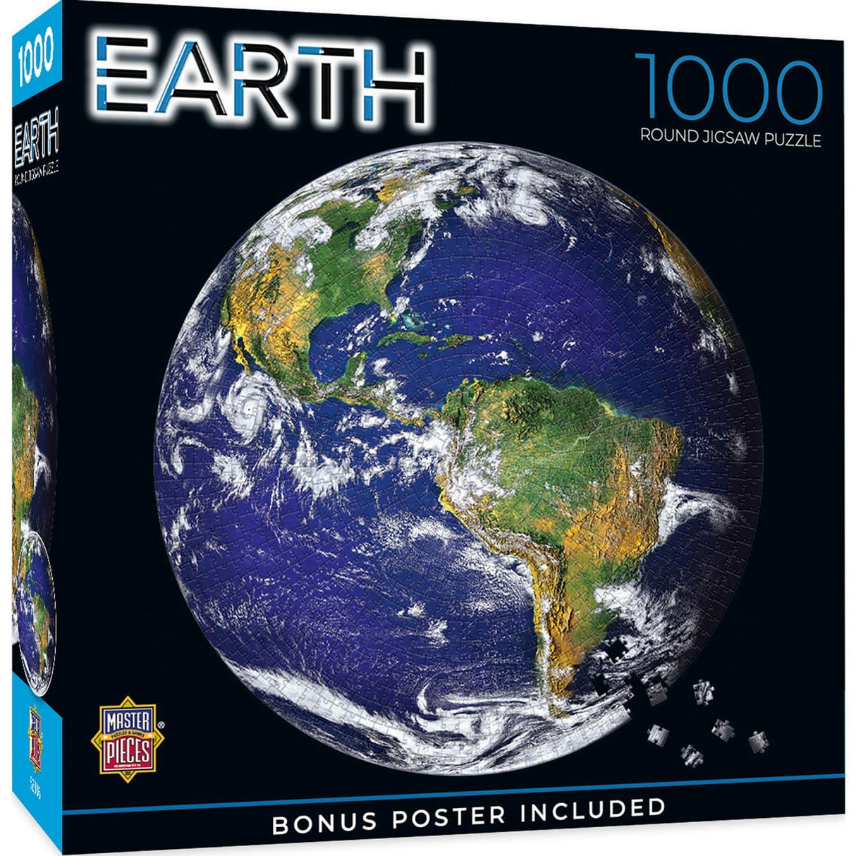 Solar System - The Earth 1000 Piece Round Jigsaw Puzzle