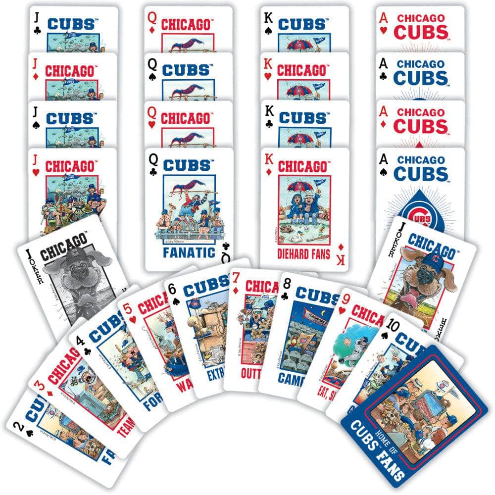 Chicago Cubs Fan Deck Playing Cards - 54 Card Deck