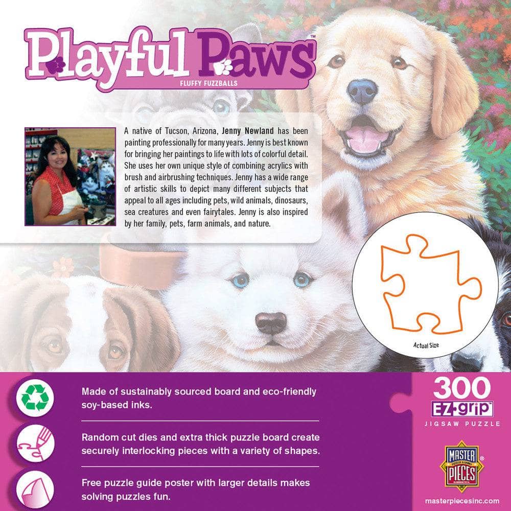 Playful Paws - Fluffy Fuzzballs 300 Piece EZ Grip Jigsaw Puzzle
