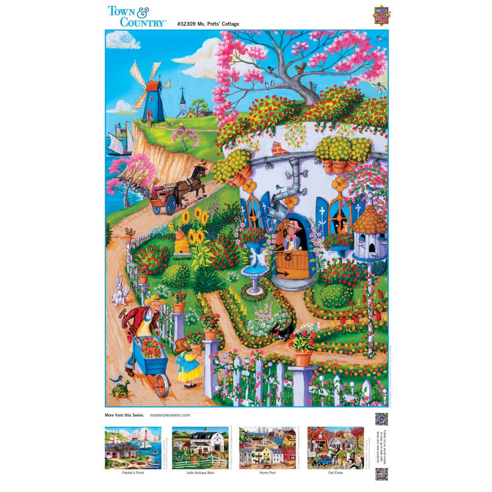 Town & Country - Ms. Potts' Cottage 300 Piece EZ Grip Jigsaw Puzzle