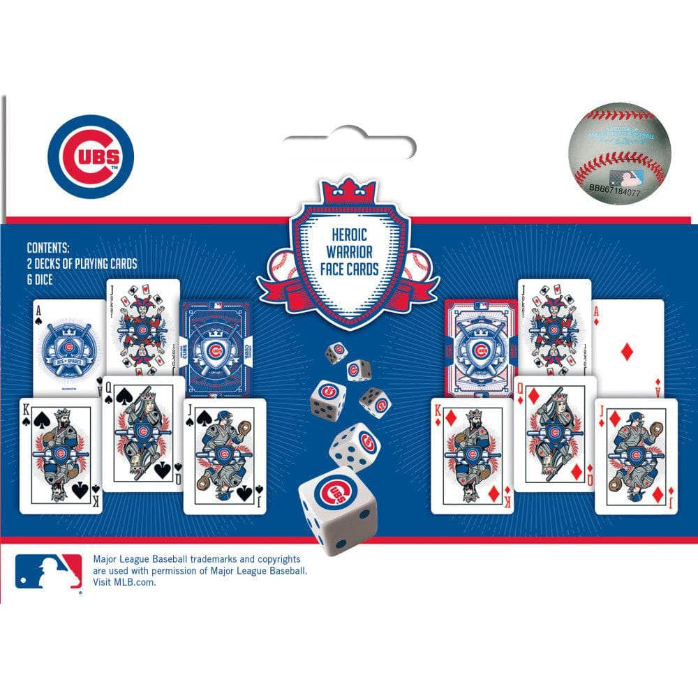 Chicago Cubs - 2-Pack Playing Cards & Dice Set